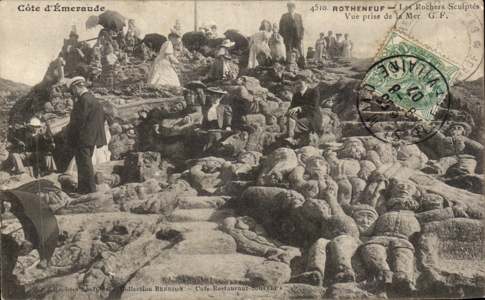 Côte d'Émeraude — Les Rochers Sculptés — G.F. — n°4510