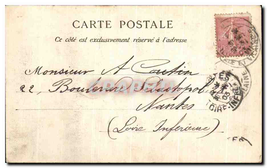 Côte d'Emeraude — L'Église au Rejou — Rotherneuf, n°2518 — Verso