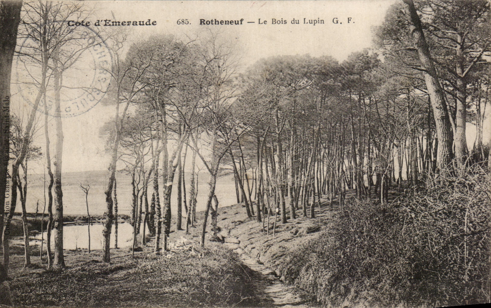 Côte d'Émeraude — Rotheneuf — Le Bois du Lupin — G. F. — n° 685