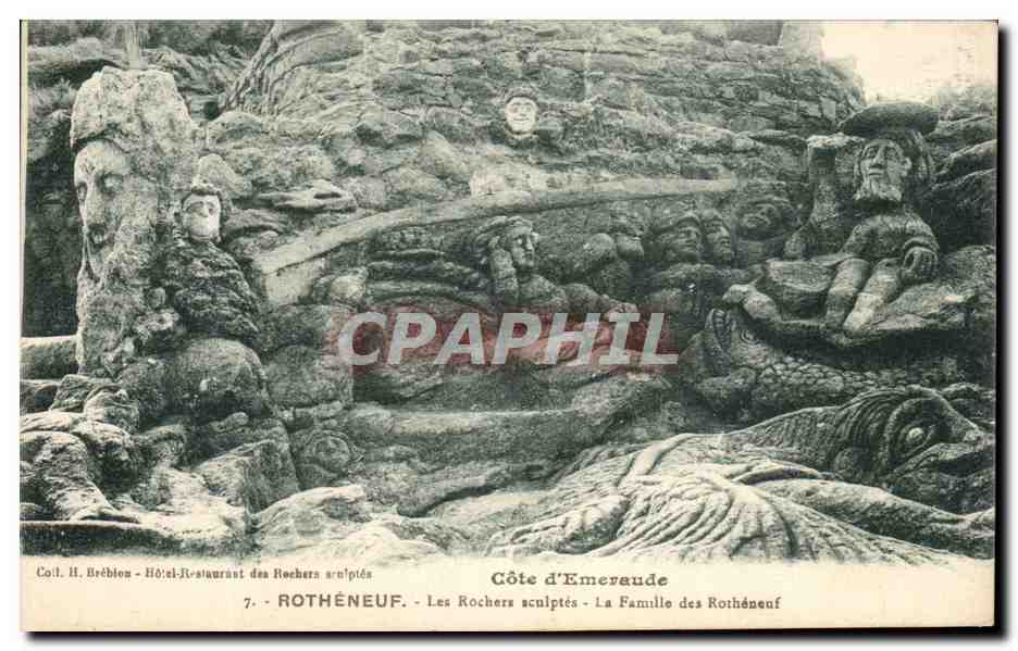 Les Rochers sculptés - La Famille des Rothéneuf - Côte d'Émeraude