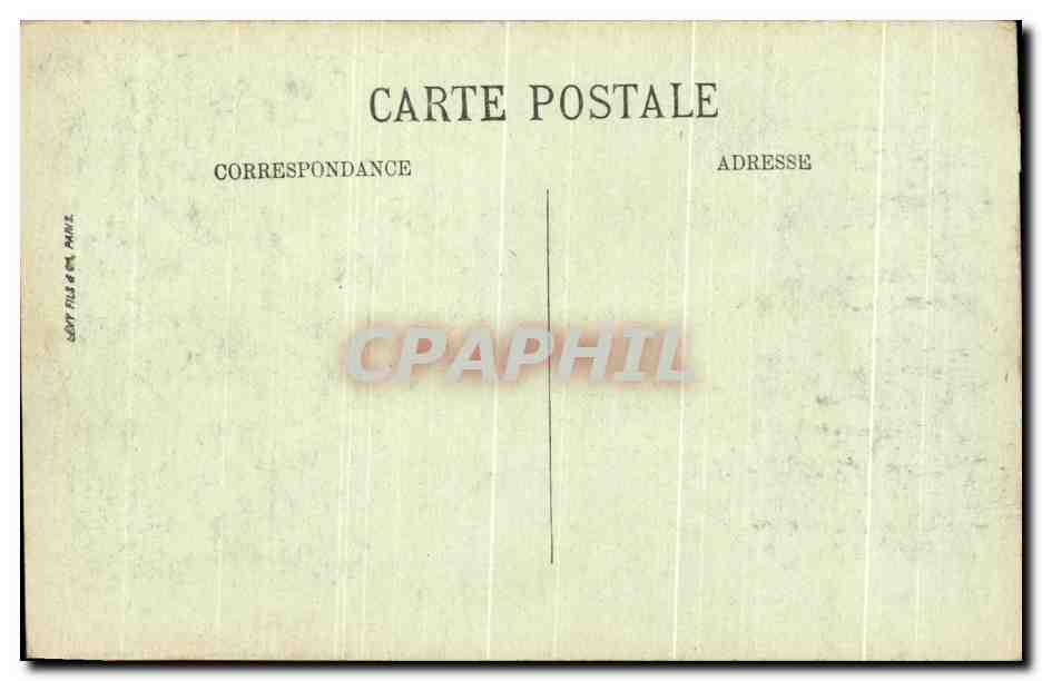 CPA Paris La Porte Maillot — Rückseite