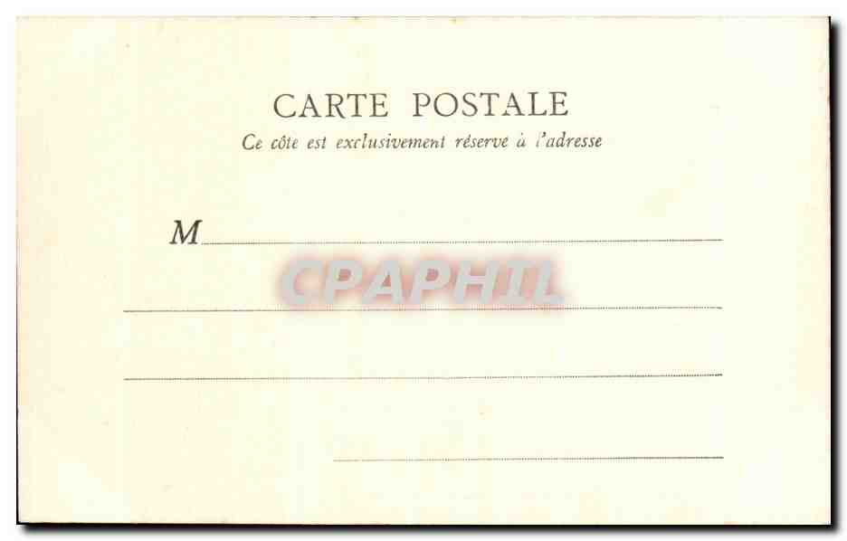 CPA Cerizay Facade Laterale Est De l'Eglise — Rückseite