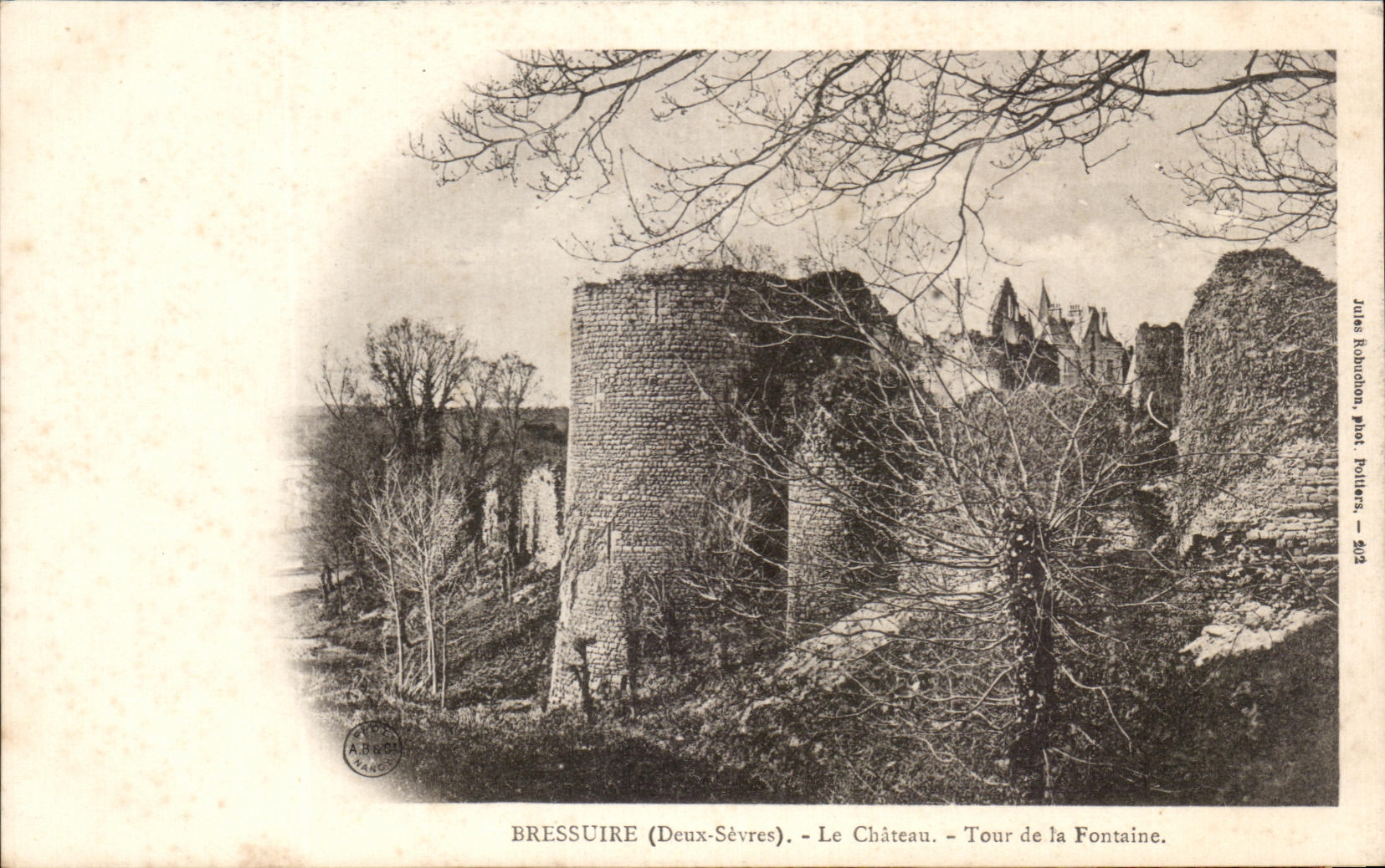 CPA Bressuire Le Chateau Tour De La Fontaine