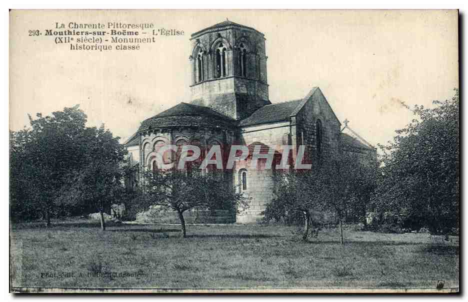 Mouthiers-sur-Boème — L'Église (XIIe siècle) — Monument historique classé