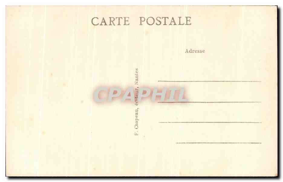 CPA Madones Nantaises La Chapelle Basse Mer La Vierge Du Presbytere — Rückseite