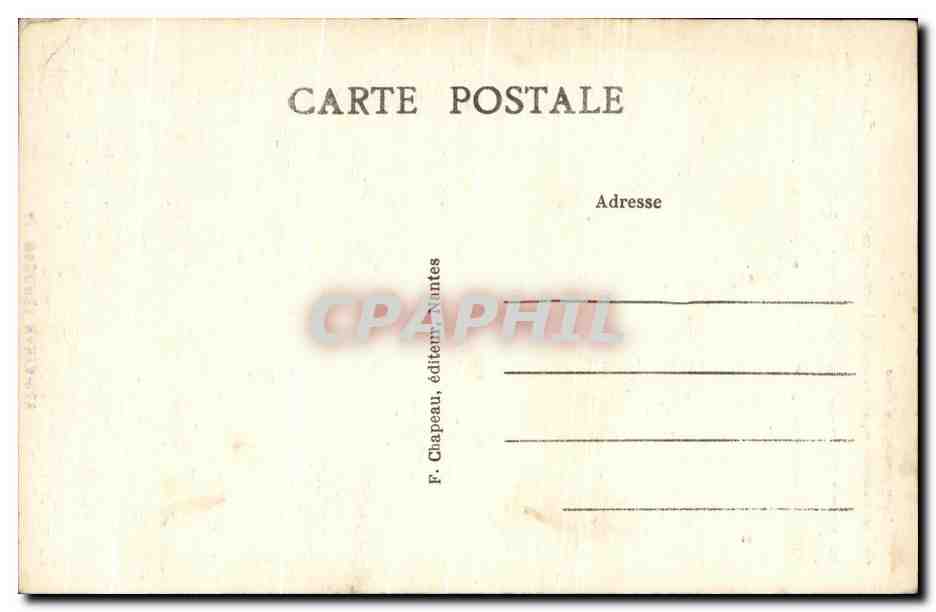Notre Dame de Retz — 41. Madones Nantaises — F. Chapeau, éditeur Nantes — Rückseite
