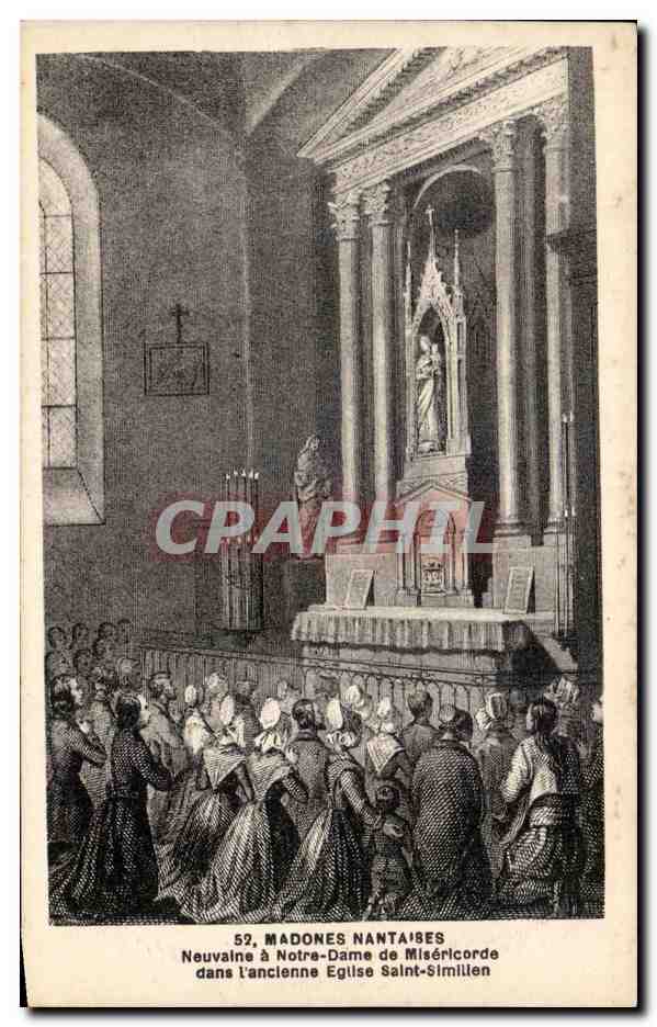 CPA Madones Nantaies Neuvalne A Notre Dame De Misericorde