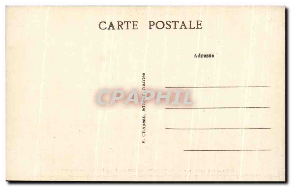 CPA Madones Nantaises Notre Dame De bon Port Au Fronton De l'Eglise — Rückseite