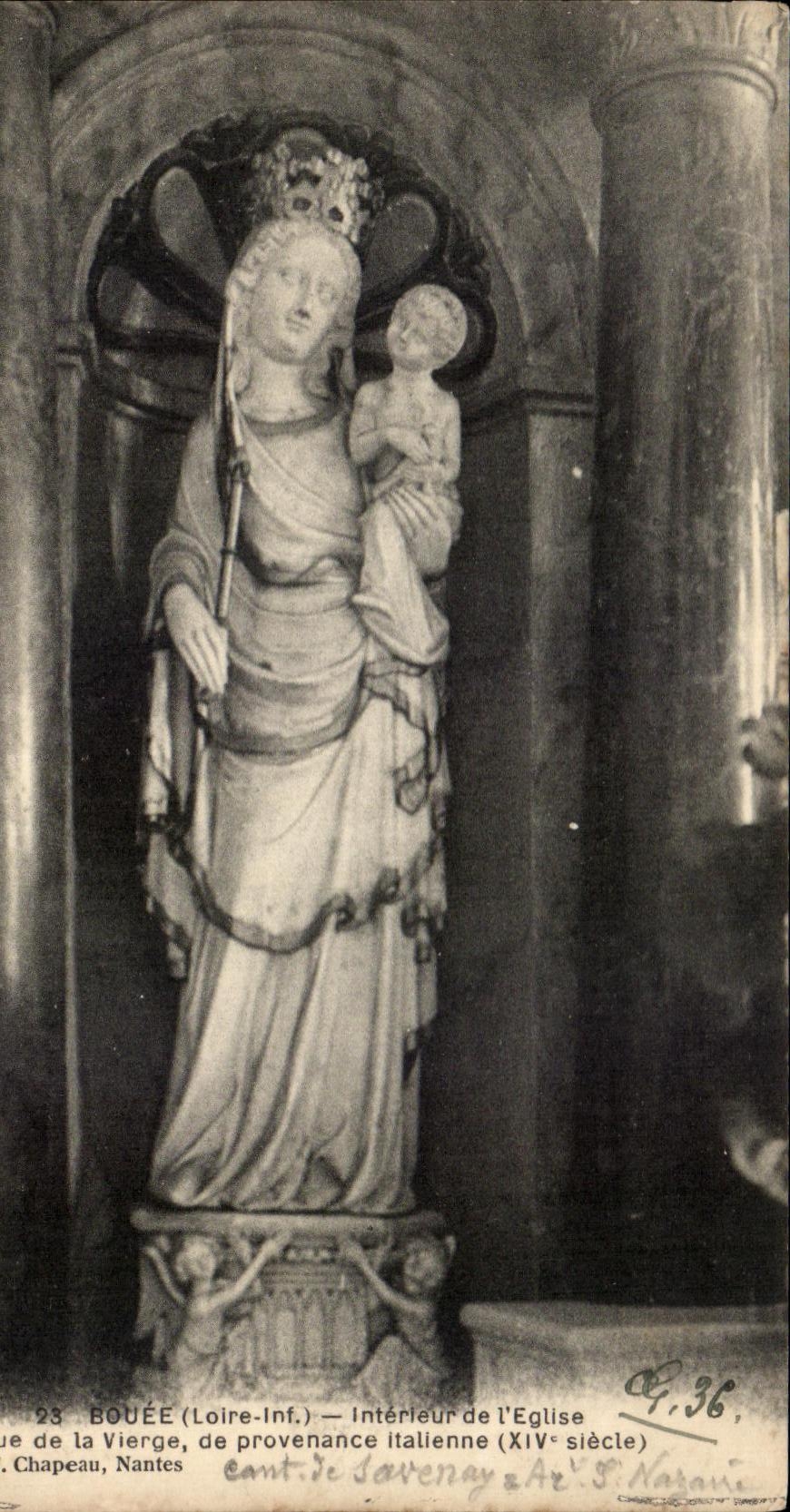 CPA Bouee Interieur de l'Eglise de la Vierge de Provenance italienne 