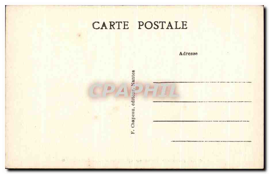 CPA Le Croisic Interieur de l'Eglise Notre Dame de Pitie  — Rückseite