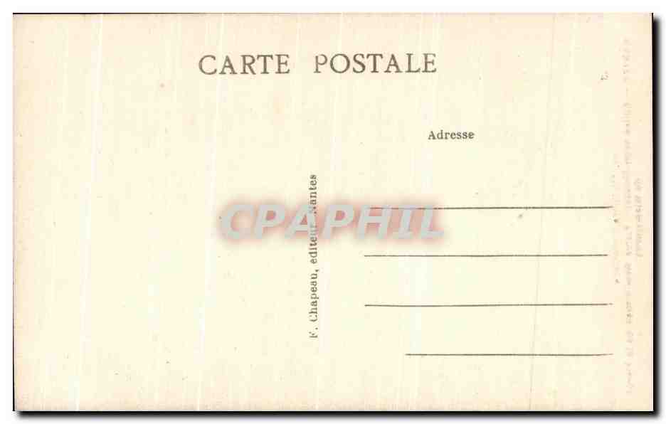 CPA Nantes Eglise Saint Simillen Statue Miraculeuse de la De Misericorde Madones nantaises — Verso