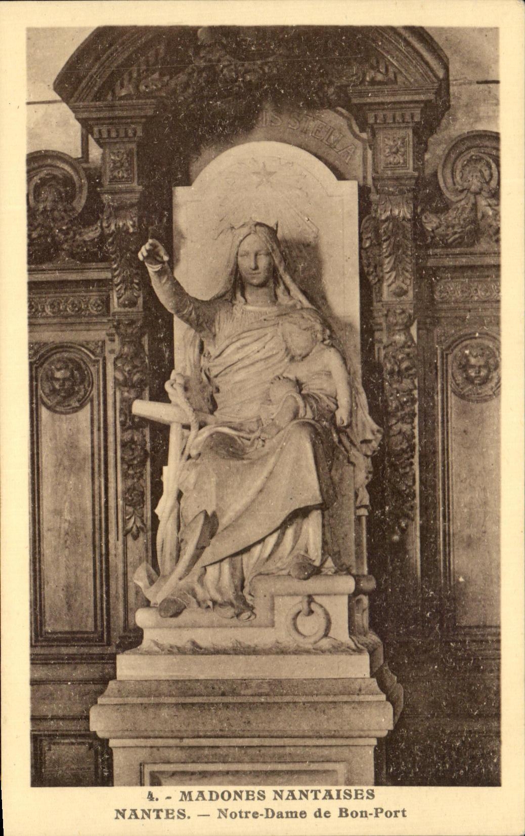 CPA Nantes Madones Nantaises Nantes Notre dame de Bon Port 