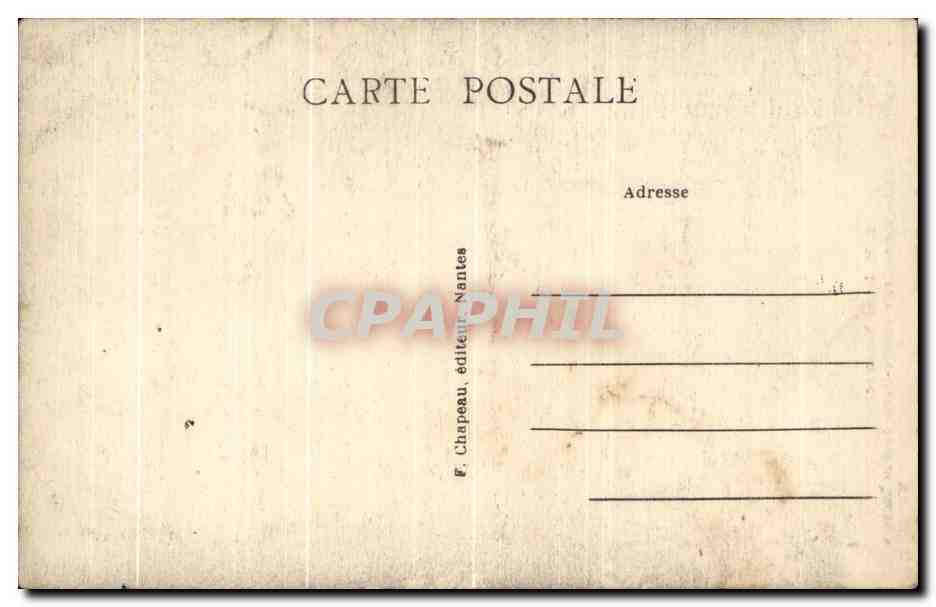 CPA Madones Nantaises Nantes Eglise Sainte Croix Notre dame de Bon Secours  — Verso