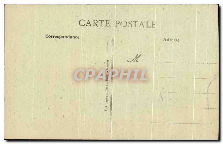 CPA Madones Nantaises Nantes Eglise Sainte Croix Notre dame de Bon Secours  — Verso