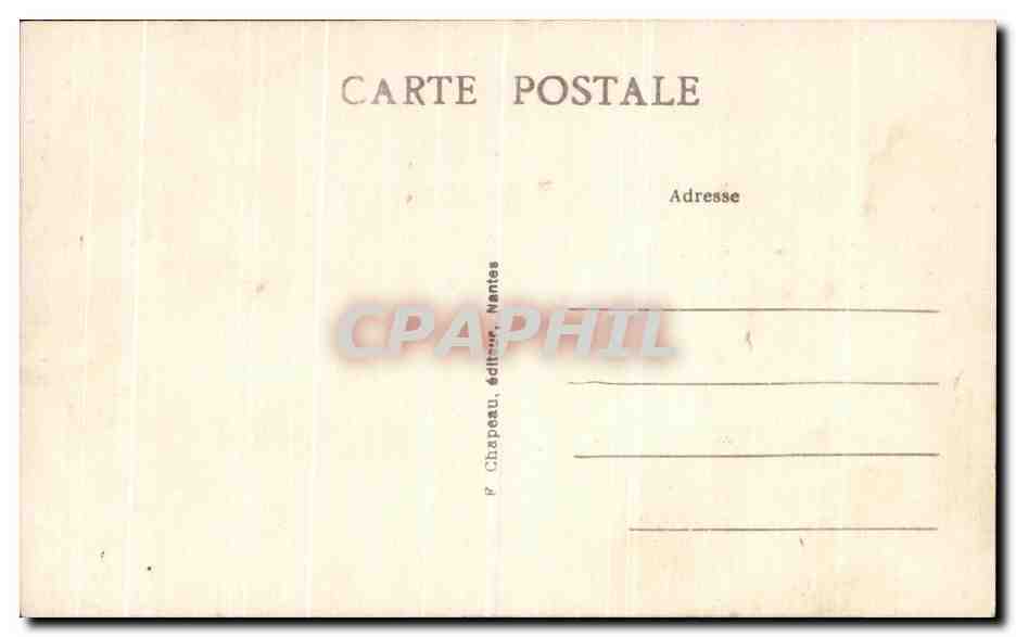 CPA Madones Nantaises Nantes Eglise Sainte Croix Notre dame de Bon Secours  — Verso