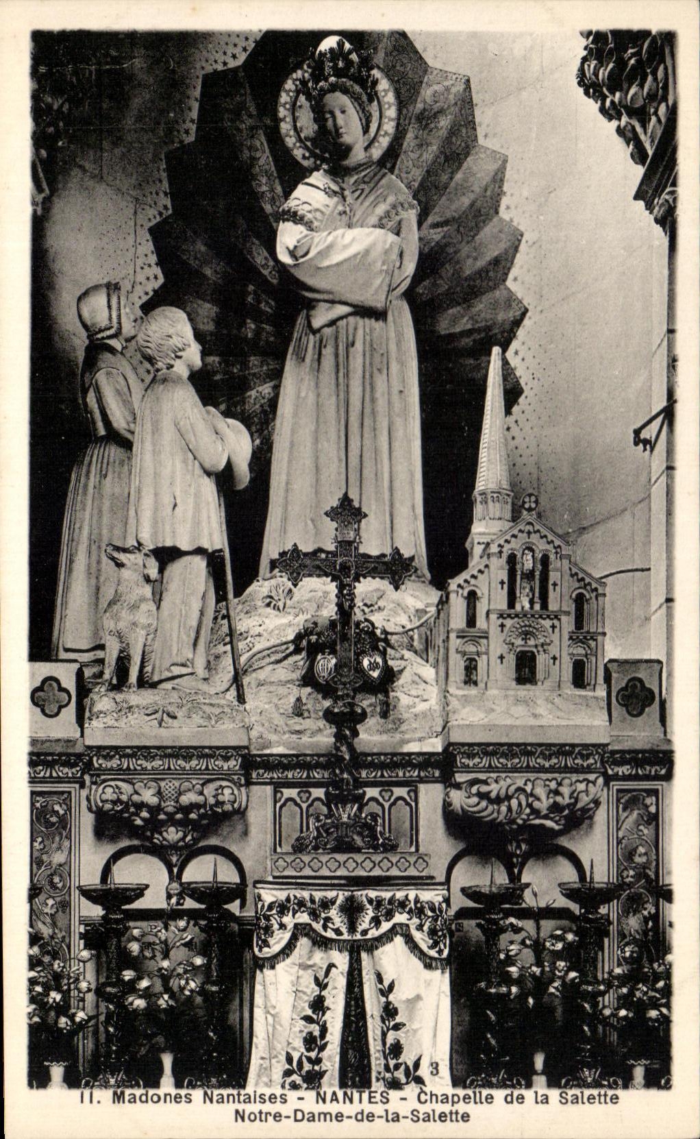 CPA Madones Nantaises Nantes Chapelle de la Salette Notre dame de la Salette 