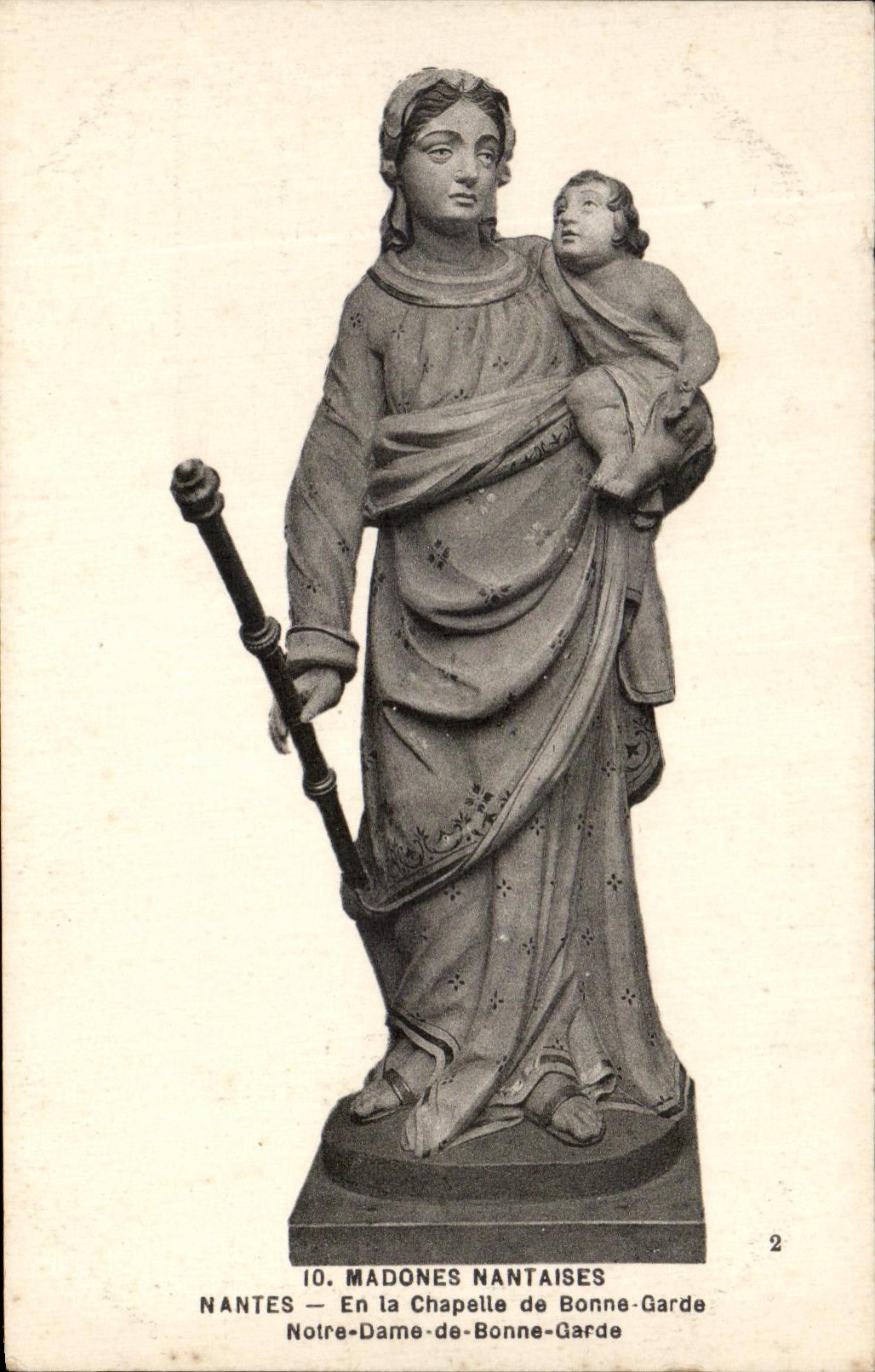 CPA Madones Nantaises Nantes En La Chapelle de Bonne Garde Notre dame de Bonne Garde 