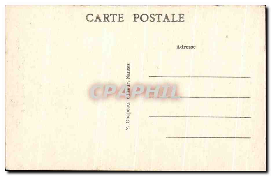 CPA Madones Nantaises Nantes En La Chapelle de Bonne Garde Notre dame de Bonne Garde  — Verso