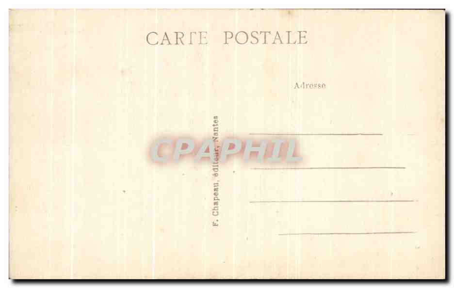 CPA Madones Nantaises Nantes Eglise Saint Clement Notre dame des Sept Douleurs  — Verso