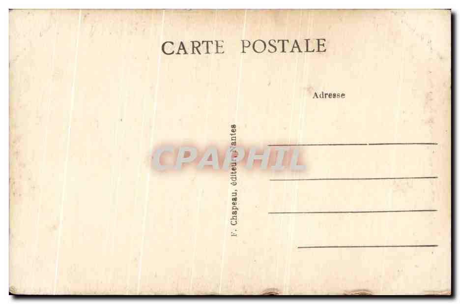 CPA Madones Nanteaises Nantes En La Chapelle de la Retraite pres la Prefecture Notre Dame de Bonne Garde  — Rückseite