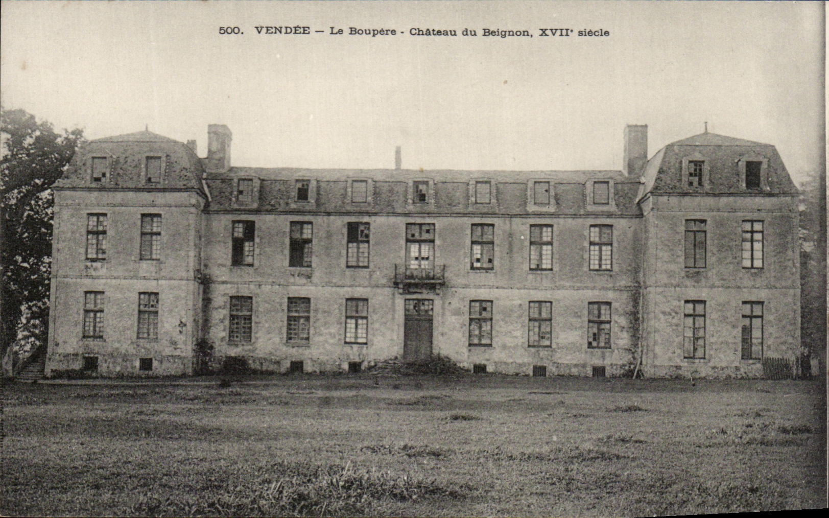 CPA Vendee Le Boupere Chateau du Beignon 