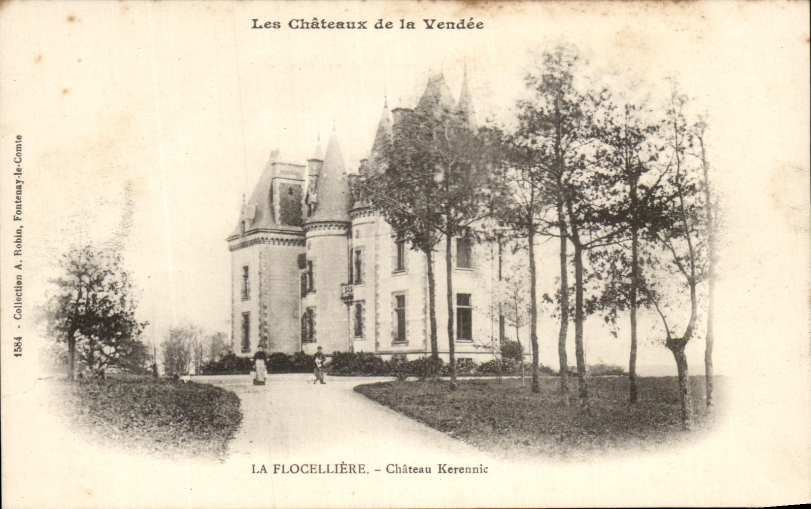 CPA Vendee La Flocelliere Chateau Kerennic 