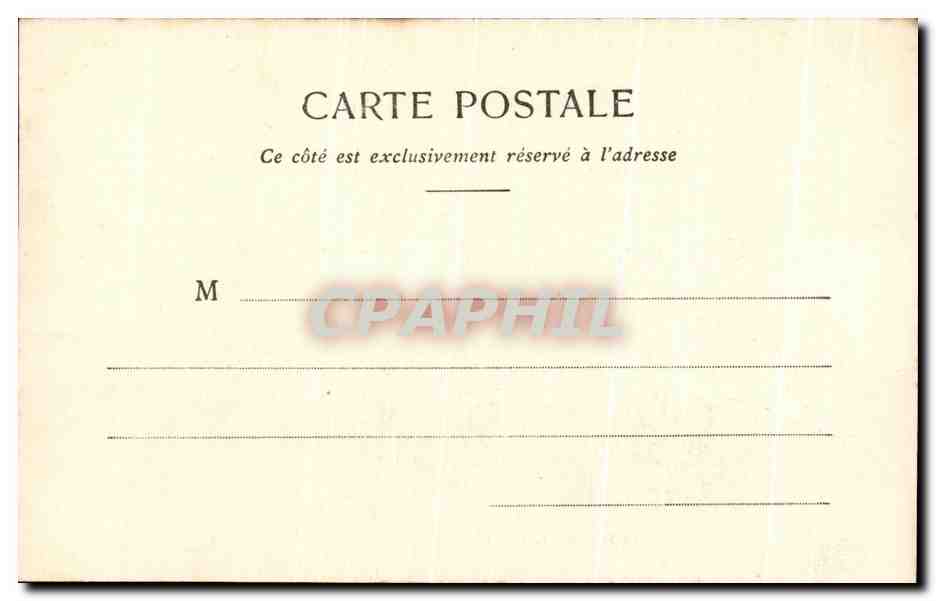 CPA Vendee La Flocelliere Chateau Kerennic  — Rückseite