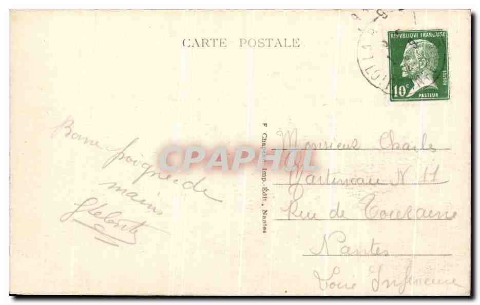 CPA La Baule sur Mer Boulevard Darlu pres Splendid Hotel — Rückseite