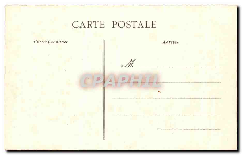 CPA La Chateau Condray Montbault des pres Vihiers — Rückseite