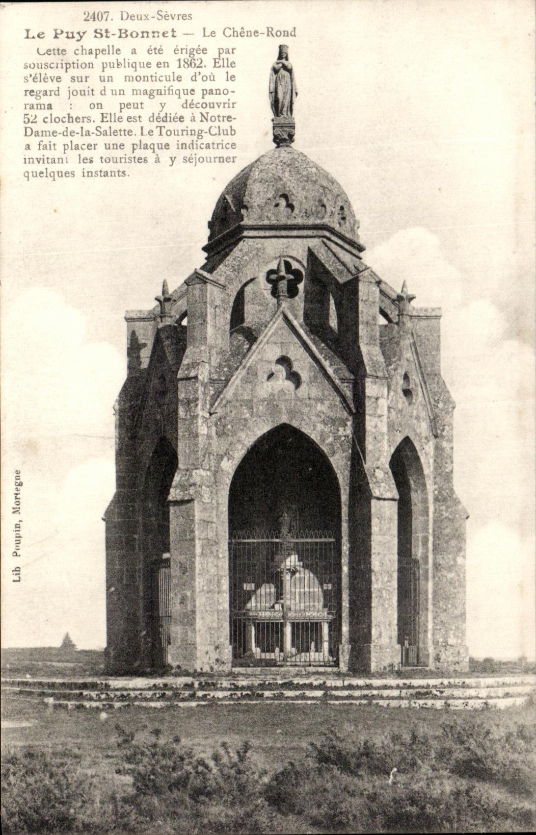Le Puy St-Bonnet — Le Chêne-Rond — Lib. Poupin, Mortegue