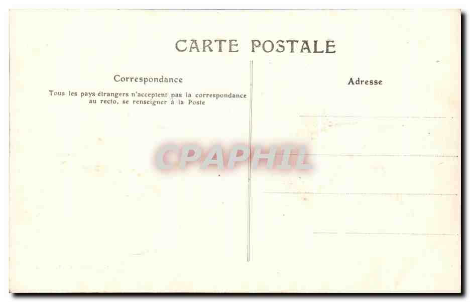 CPA Maine et Loire Maulevrier le Chateau — Rückseite