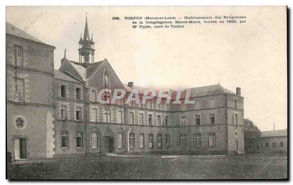 CPA Tourfou Etablissement des Rellgieuses de la Congregation Saint marie