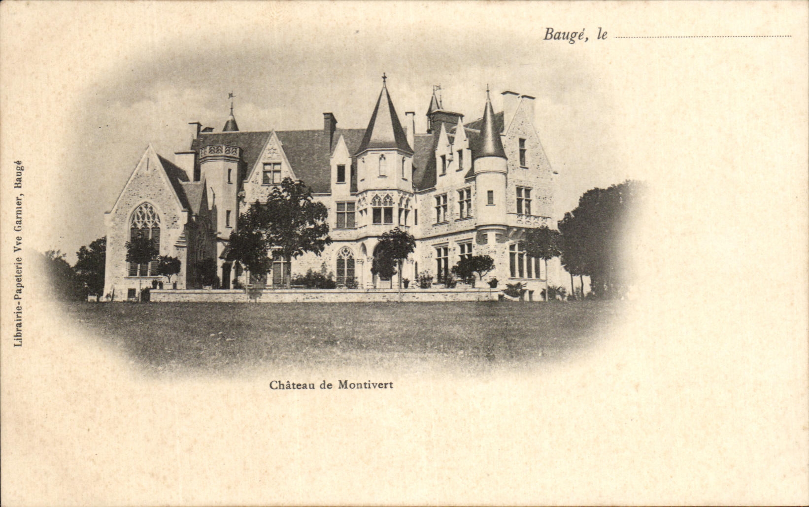 CPA Bauge le Chateau de Montivert