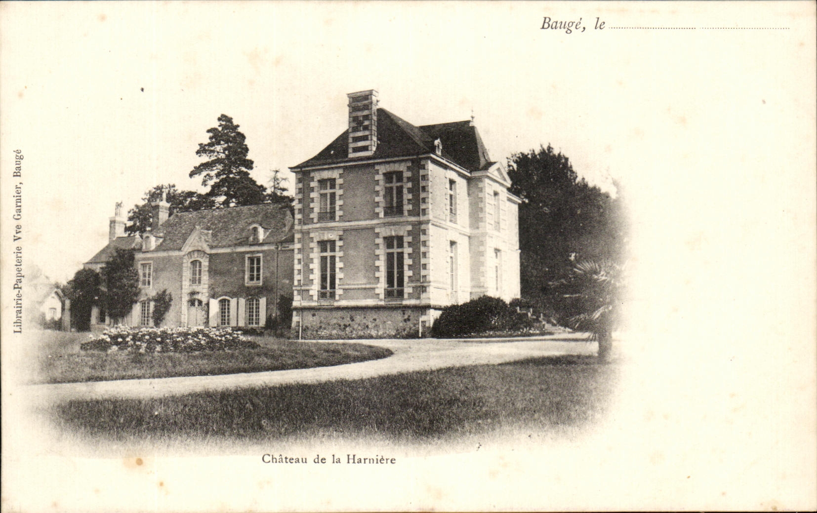CPA Bauge le Chateau de la Harniere