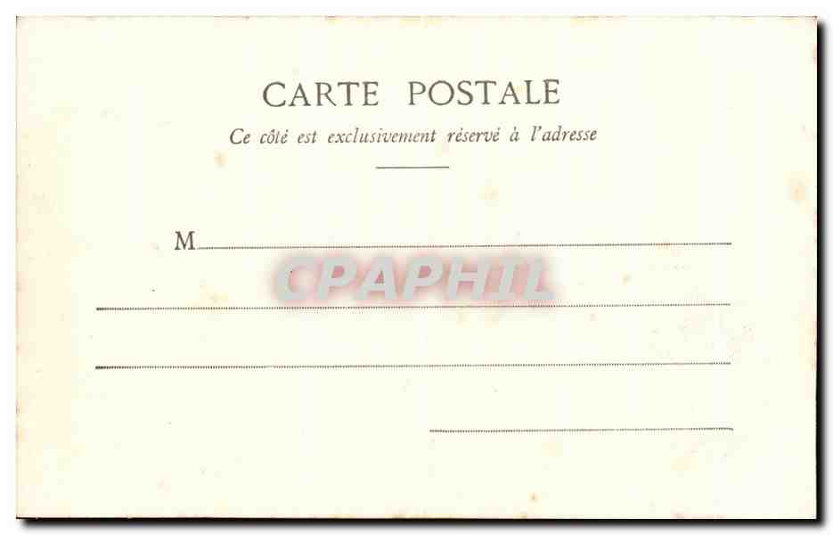 CPA Bauge le Chateau de la Harniere — Rückseite