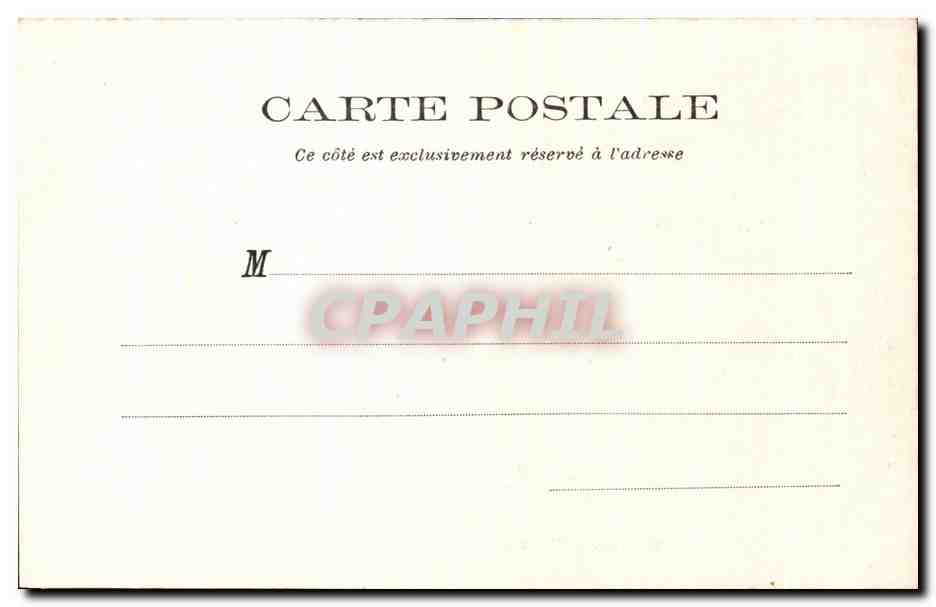 CPA Saumur Chateau Montee du Petit Geneve — Rückseite