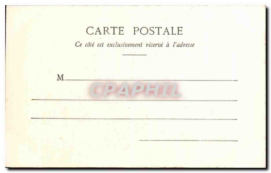 CPA Bauge Chateau de la lande Chasle — Rückseite