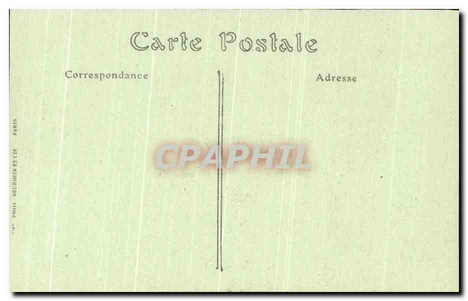 Sablaise — Femme en costume local sur rochers — Edition des Nouvelles Galeries, n° 237 — Verso