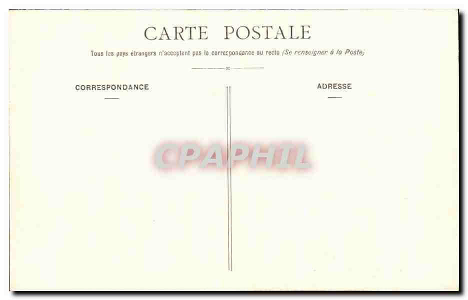 Les Sables-d'Olonne — Le Palais de Justice — Lucien Amiaud, N° 4158 — Verso