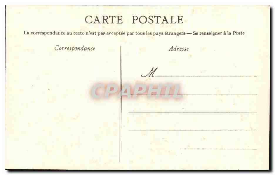 CPA Une Jolie Sablaise Folklore Costume — Verso
