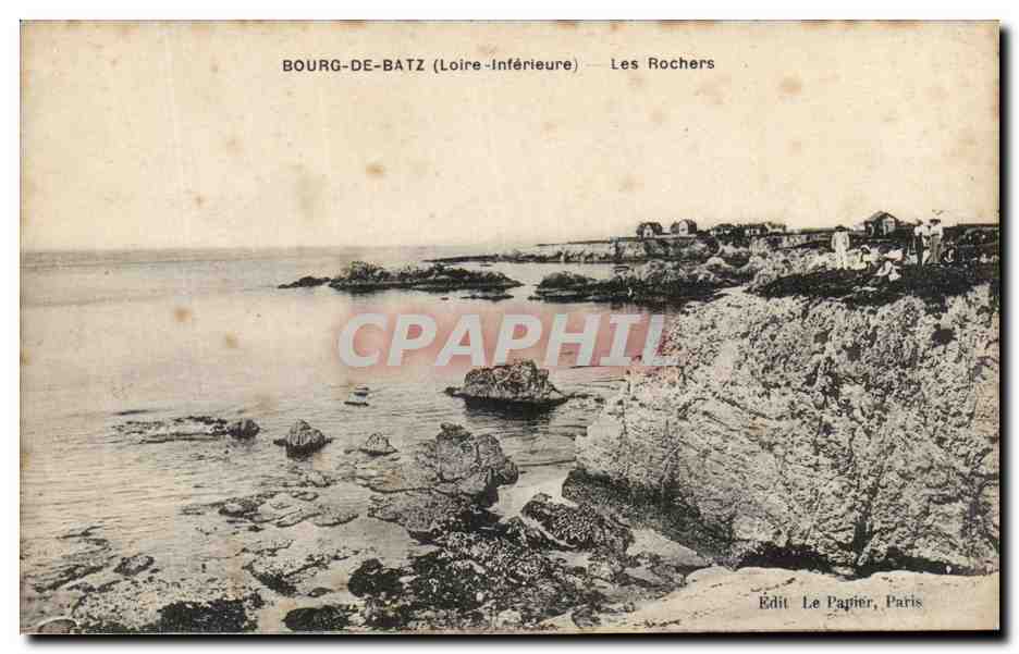 CPA Bourg De Batz Les Rochers