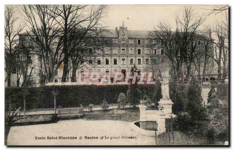 CPA Ecole Saint Stanislas Nantes Le grand batiment