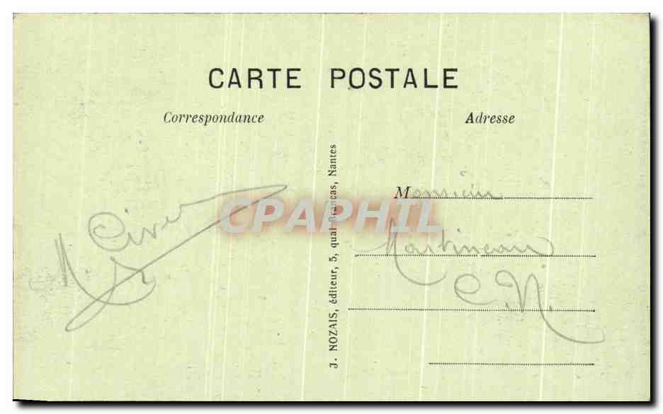 CPA St Brevin L'Ocean Un sous bois — Rückseite
