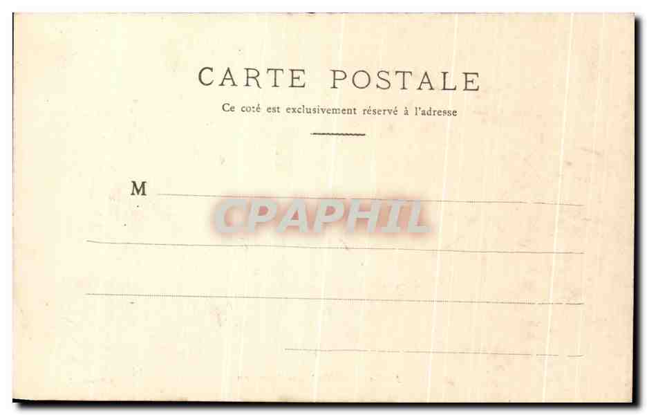 CPA Angers L'Hotel des Penitentes — Rückseite