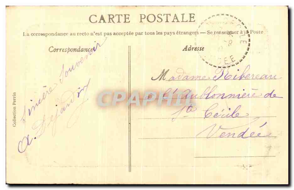 CPA Nantes Rue de la Juiverie Maisons du 15eme Judaica — Verso