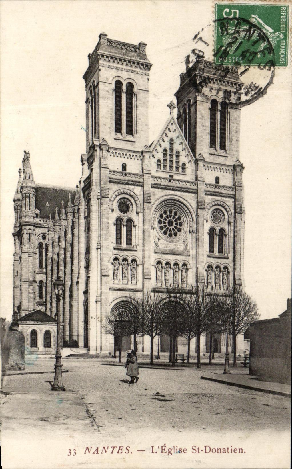 CPA Nantes L'Eglise St Donatien