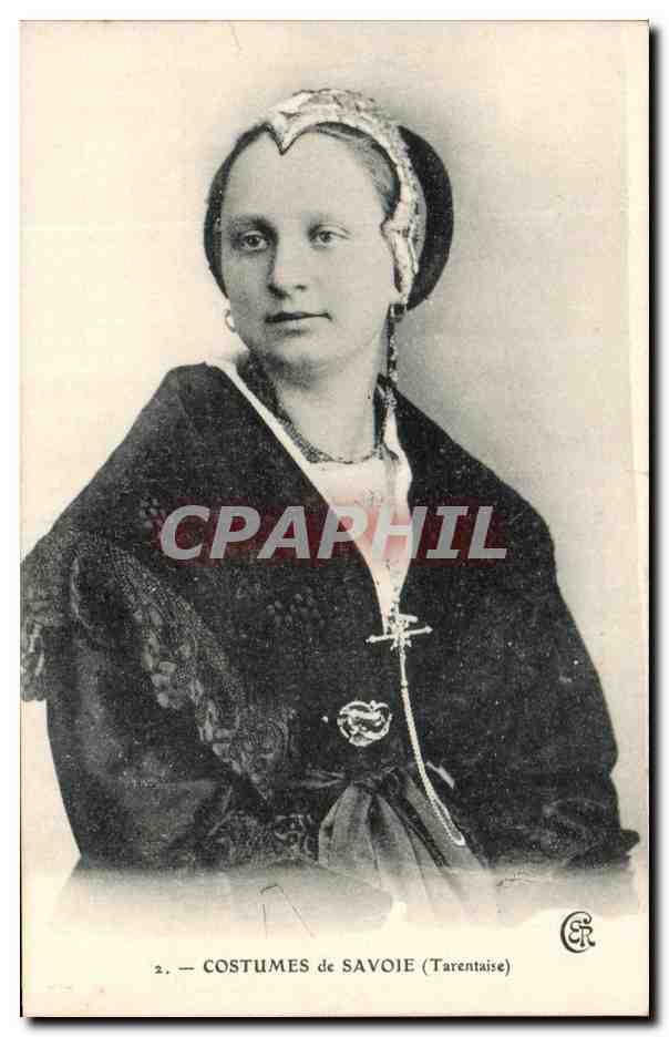 CPA Costumes de Savoie Folklore 