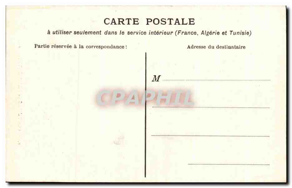 CPA Costumes de Savoie Folklore  — Verso