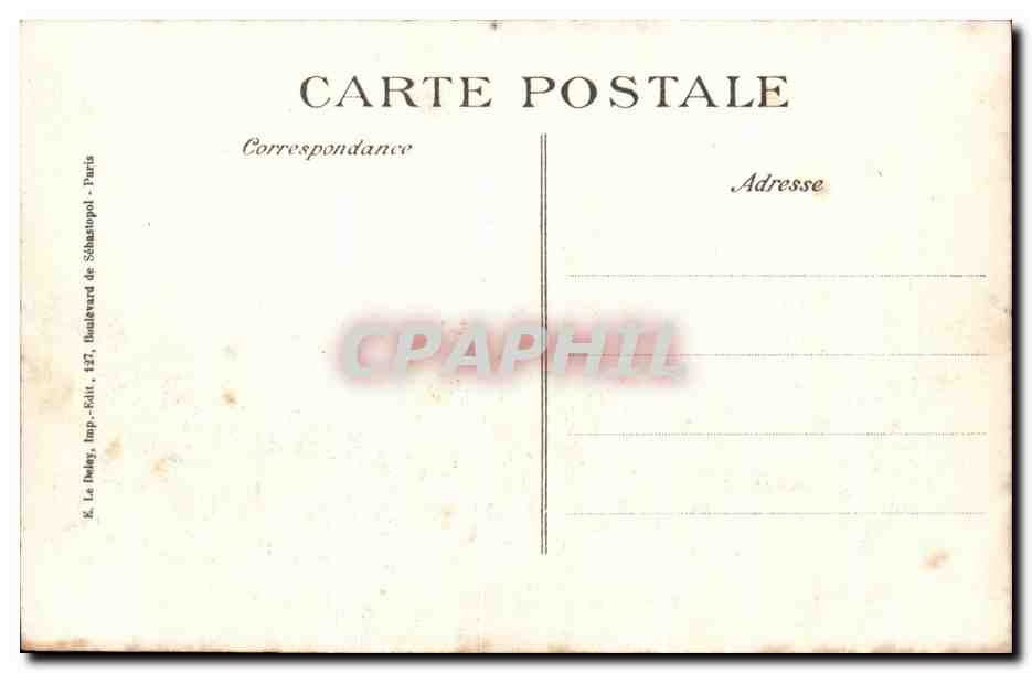 CPA Anvers maisons brulees pres de la place Verte Militaria — Rückseite