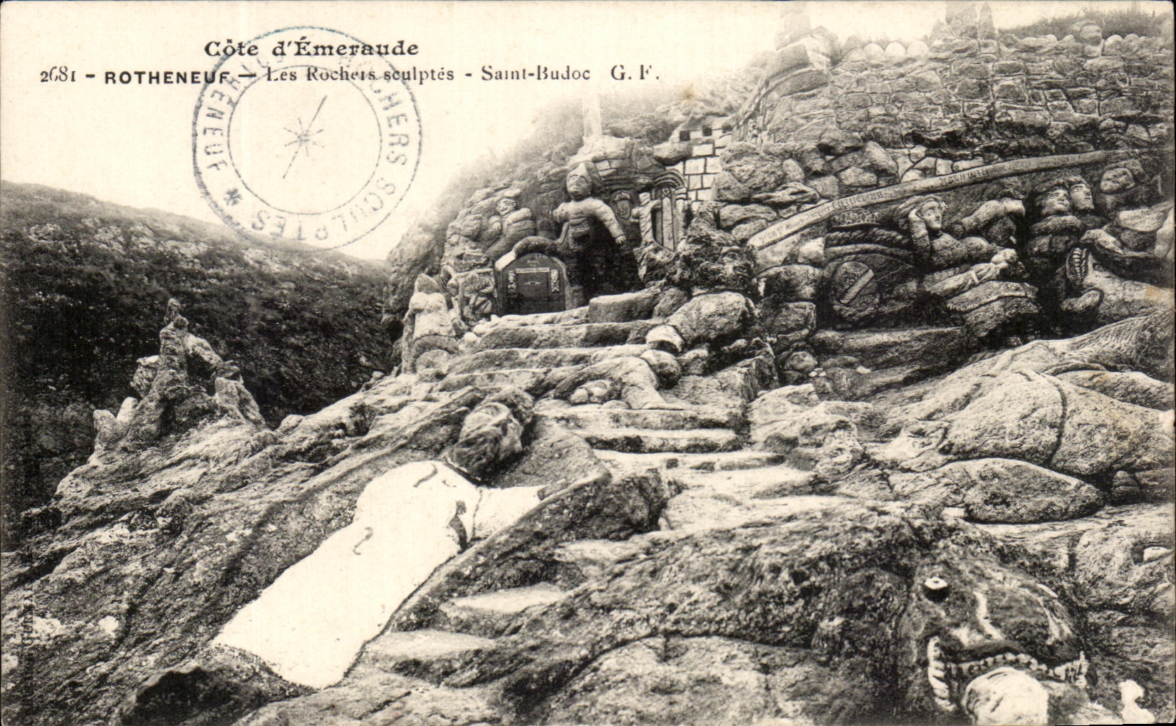 Côte d'Émeraude — Les Rochers sculptés — Saint-Budoc — G.F. — n° 2681